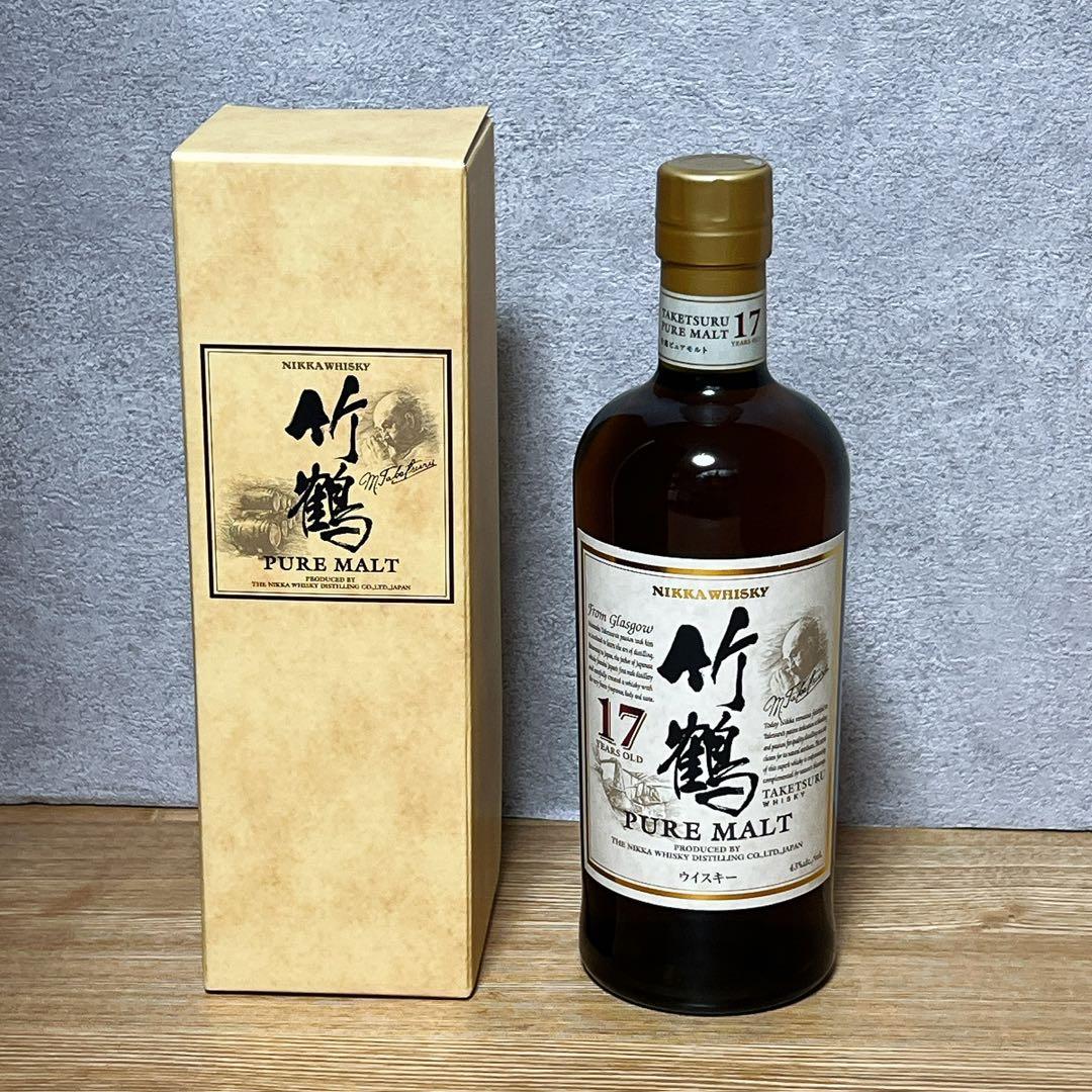 未開栓 ニッカ 竹鶴17年 700ml 箱付き ウイスキー B