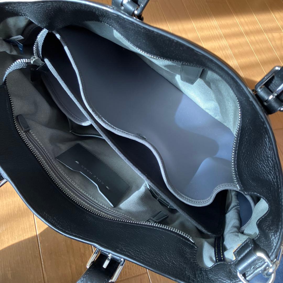 COLE HAAN ブラック ビジネスバッグ