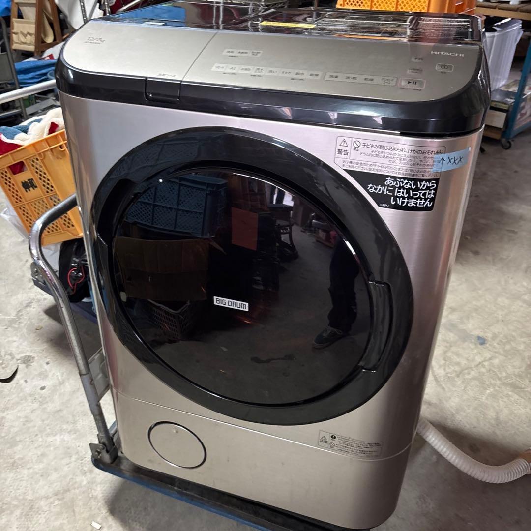 【エボⅨノリ】日立 ドラム式洗濯機 BD-NX120GR 12kg