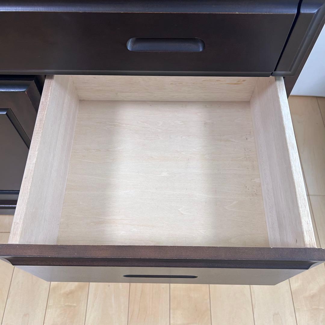 希少　大雪木工　アンティーク　ライティングビューロー　キャビネット　フルート30