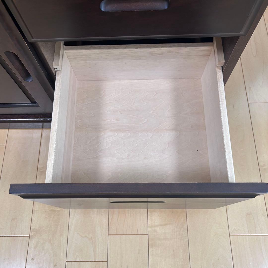 希少　大雪木工　アンティーク　ライティングビューロー　キャビネット　フルート30