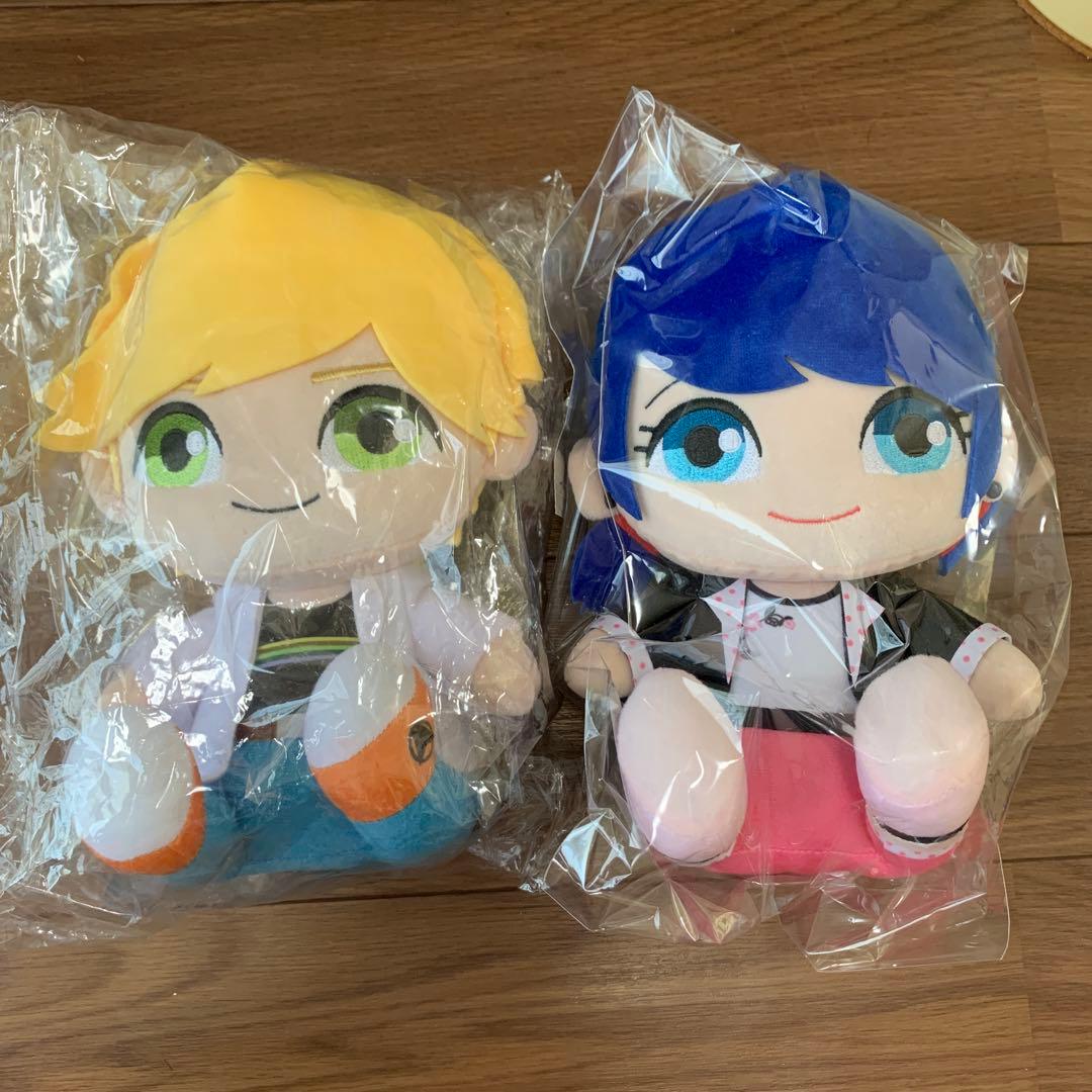 ミラキュラス レディバグ & シャノワール ぬいぐるみ