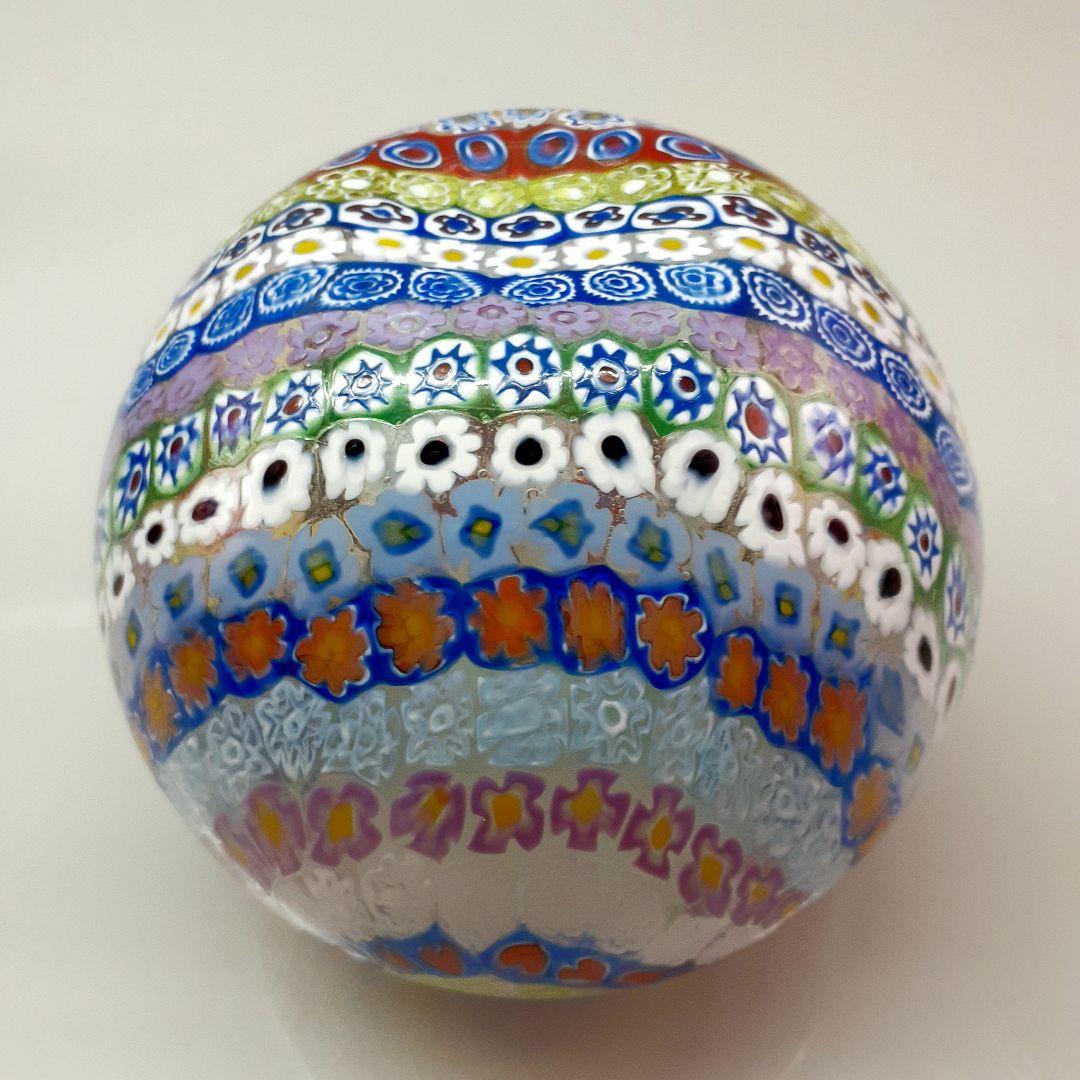 MURANO GLASS ミルフィオリ ボール 花器 花瓶