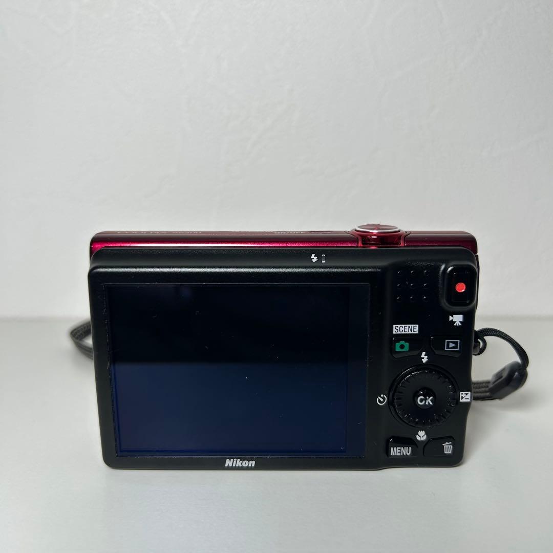 動作確認済Nikon COOLPIX S6200レッド コンパクトデジタルカメラ