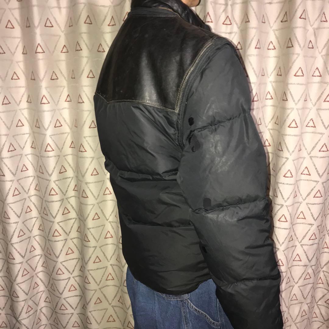 Schott レザーダウンジャケット/ベスト 2way