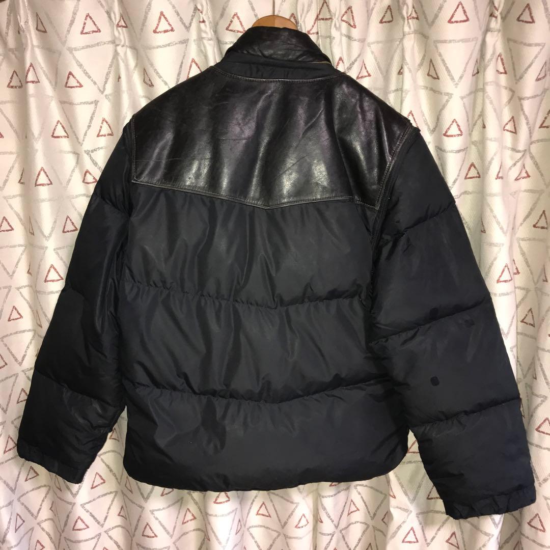 Schott レザーダウンジャケット/ベスト 2way