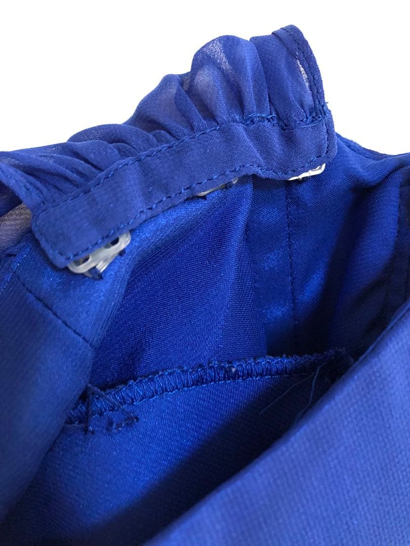 エメ　ロングドレス 青