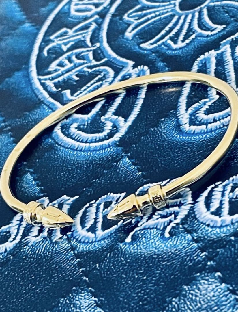 あ*様 Chrome Heartsクロムハーツ　スパイクカフバングル　22K