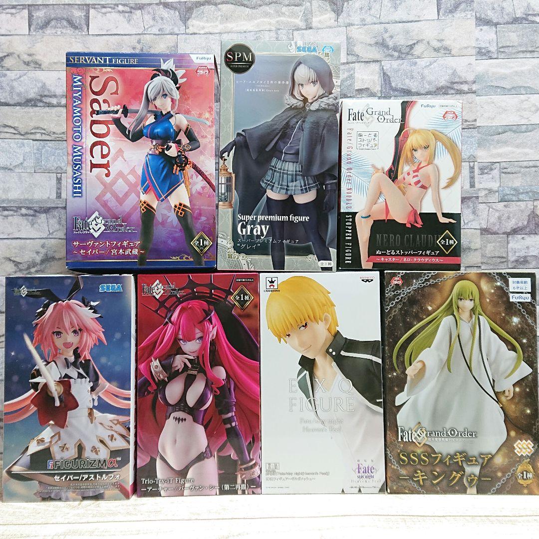 Fateフィギュアまとめ売り　ネロ　キングゥ　ギル　バーヴァン　グレイ　宮本武蔵