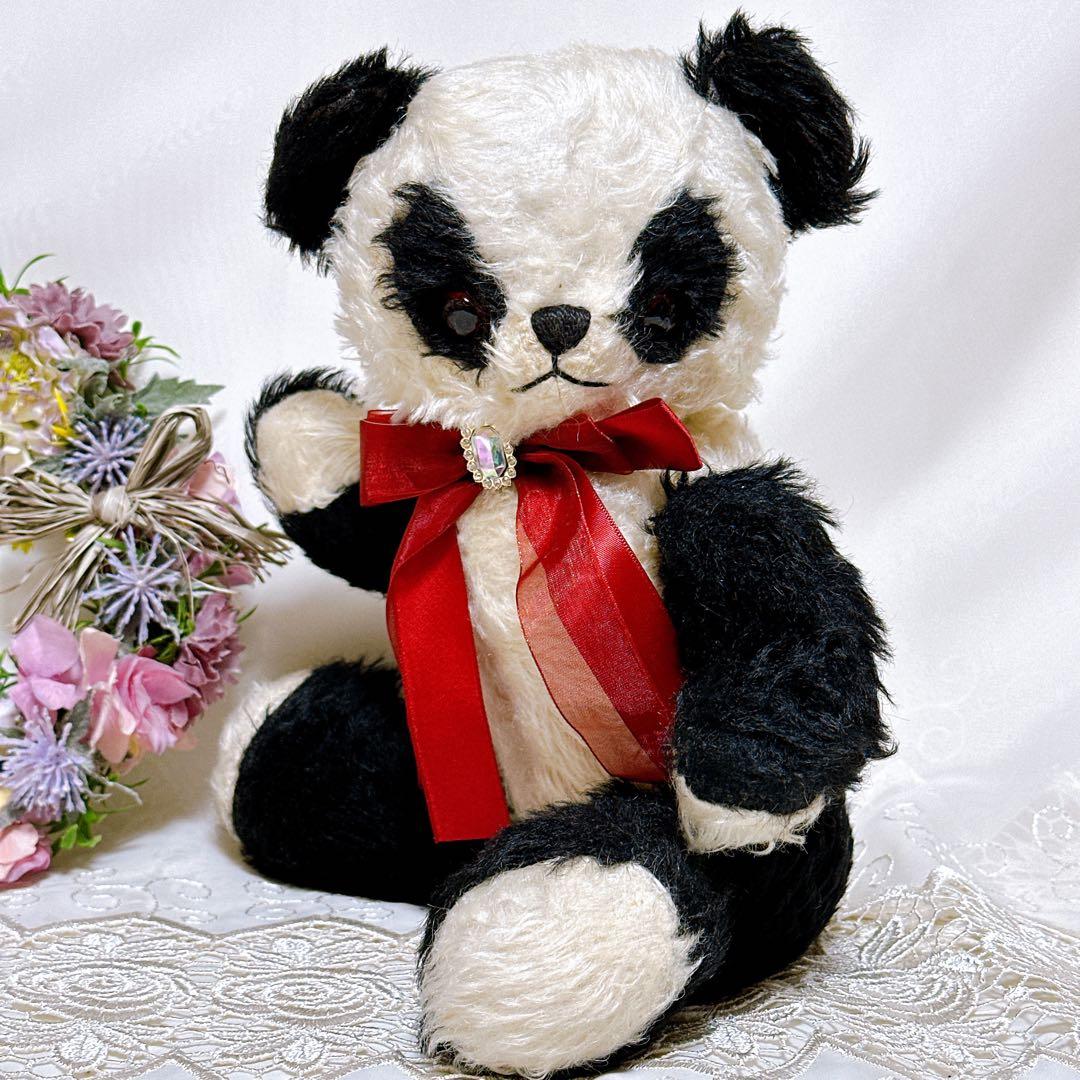 ✨激レア✨❤️ペディグリー❤️アンティークパンダベア　テディベア　アンティークベア