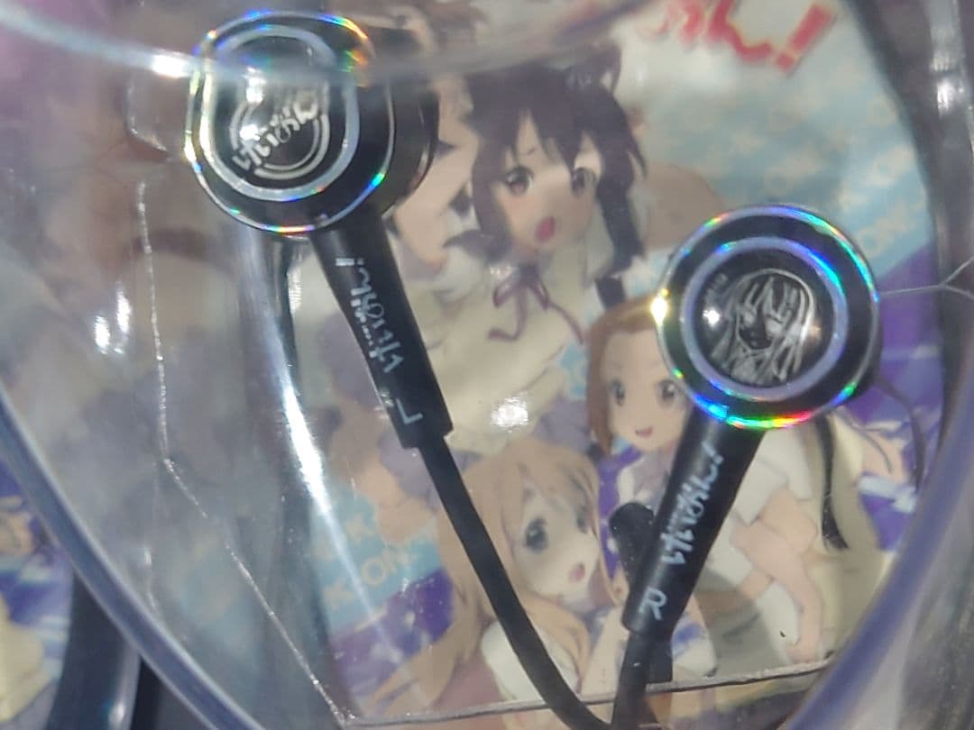 未使用　けいおん　イヤホン　4種類5個セット