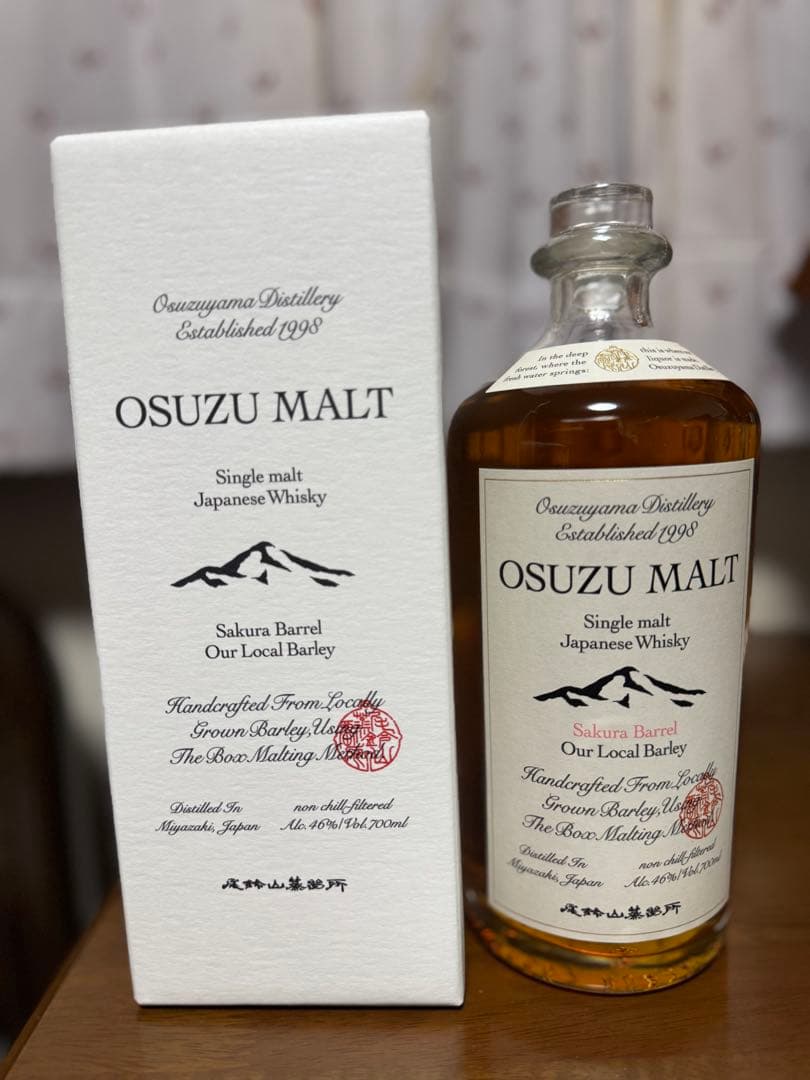 OSUZU MALT シングルモルトウイスキー 46% SakuraBarrel