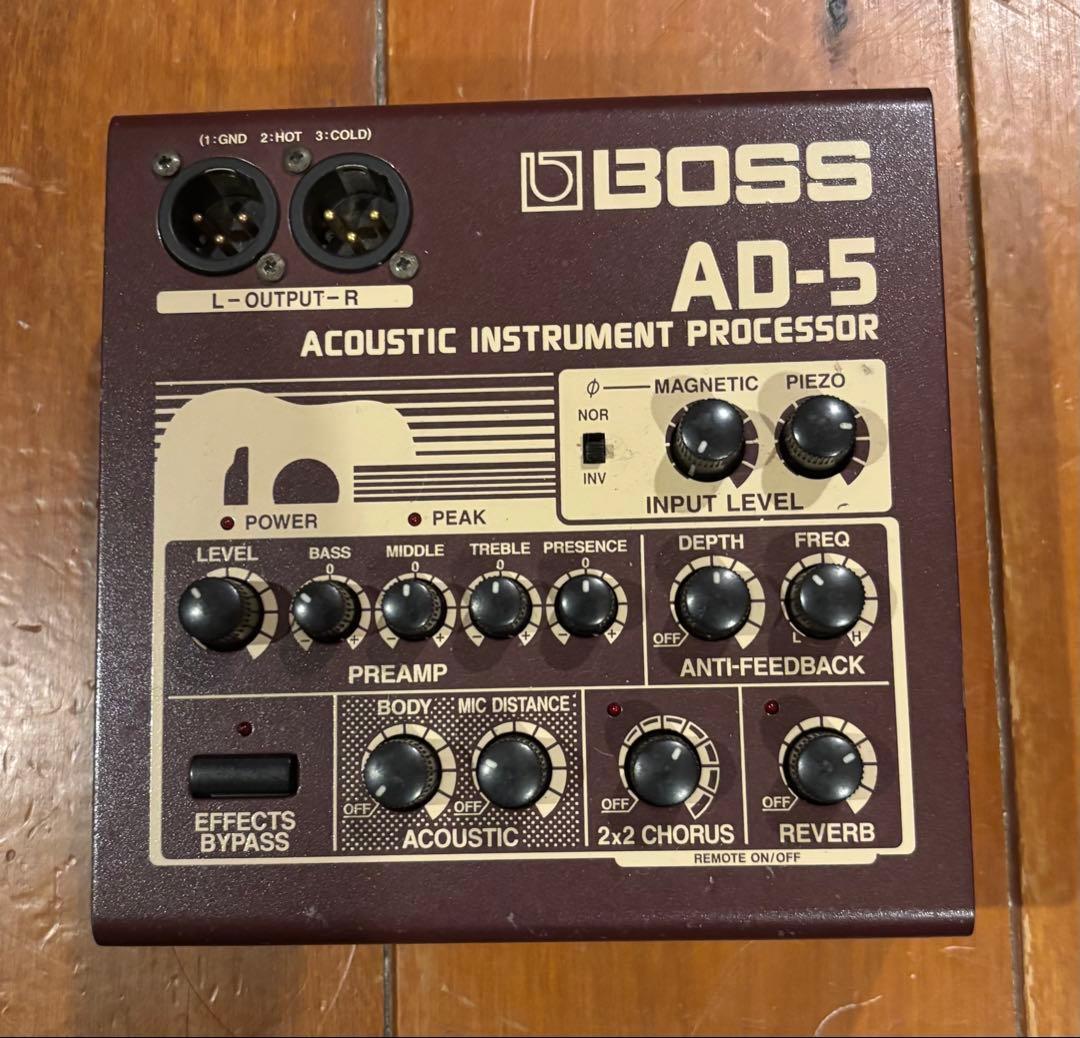 BOSS AD-5 アコースティック用プリアンプ