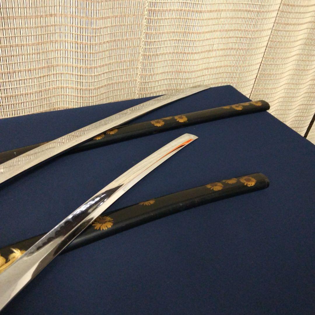 ☆本日価格！【模造刀大/小ペア花模様】