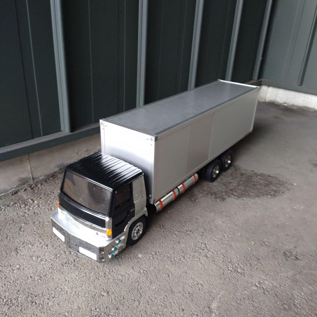 タイヤ1/14トレーラー改造デコトラ単車製作途中