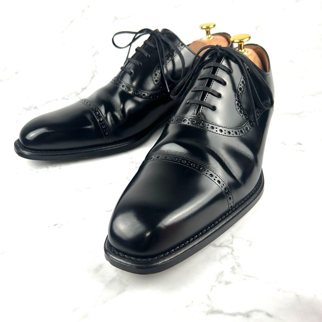 美品 リーガル ビジネスシューズ 122R ストレートチップ 26cm 黒