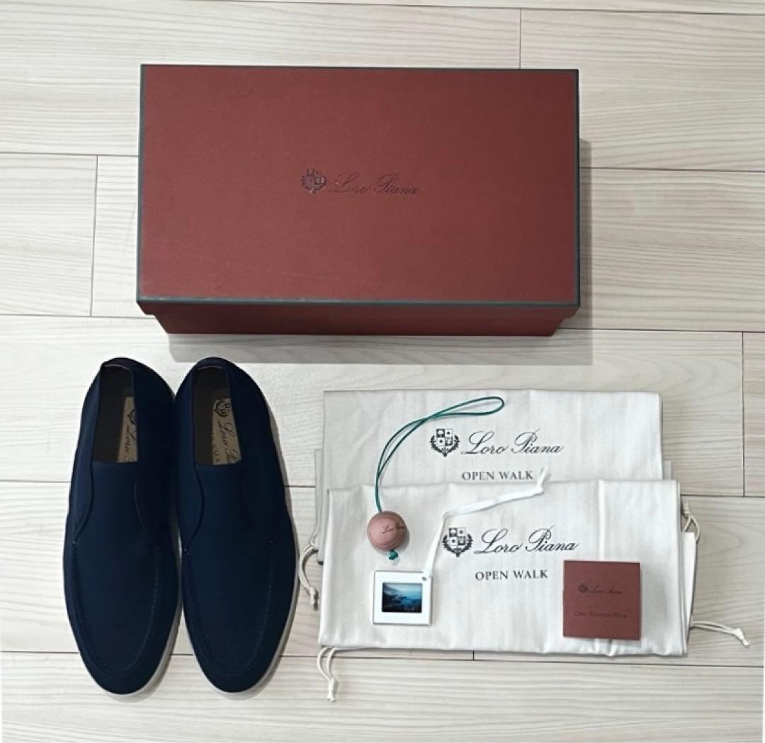 ◼︎ロロピアーナ Loro Piana 靴 ニットオープンウォーク 銀座店限定色