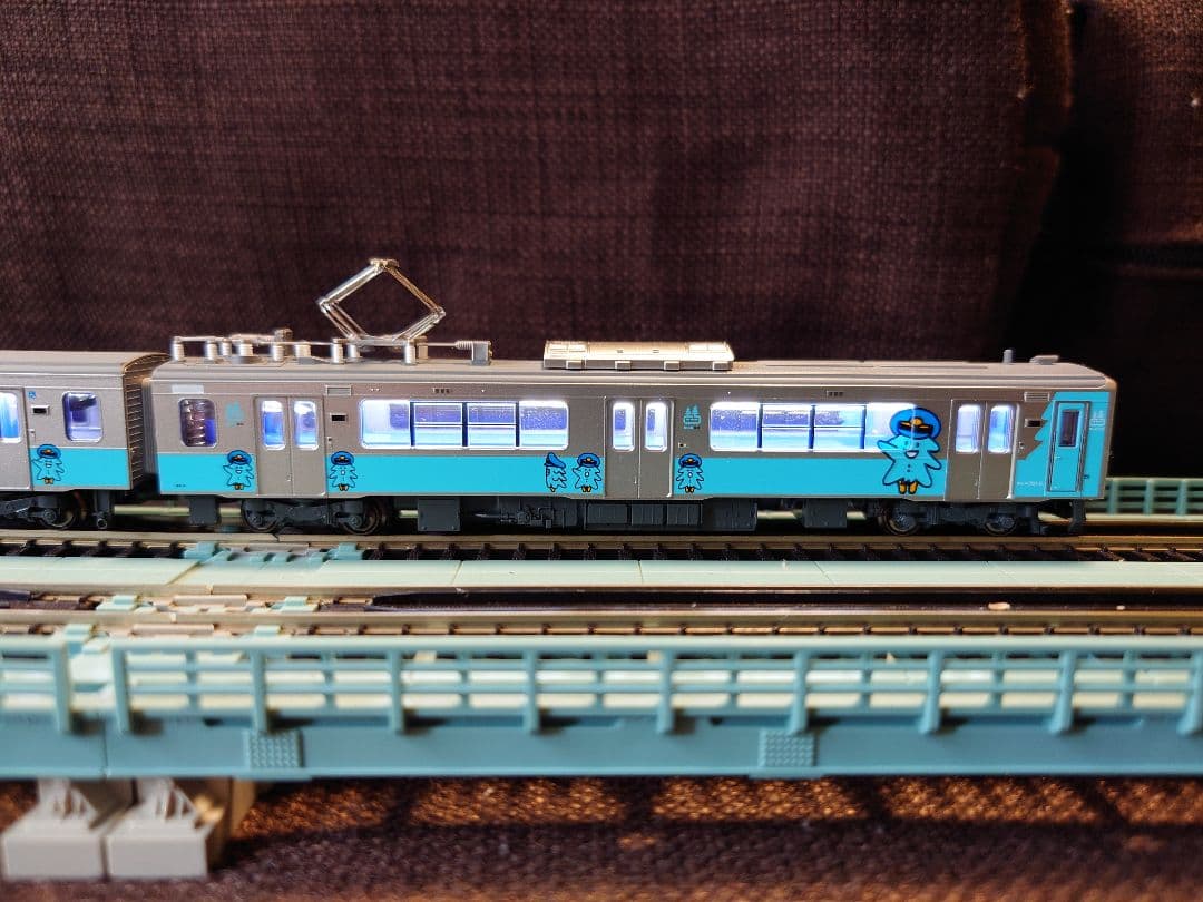 KATO 10-1561 青い森鉄道 青い森701系2両セット　自作室内灯有