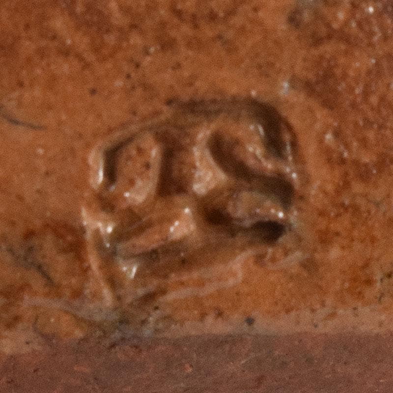 茶道具　楽山窯　十一代空権　長岡住右衛門作　出雲香合　共布　共箱　V　R8433