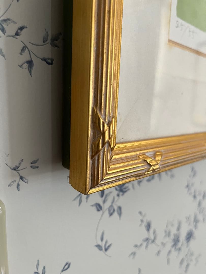 額入り版画　66×56 ジニー・キム　限定55枚　額装済　サイン、ED、証明書付