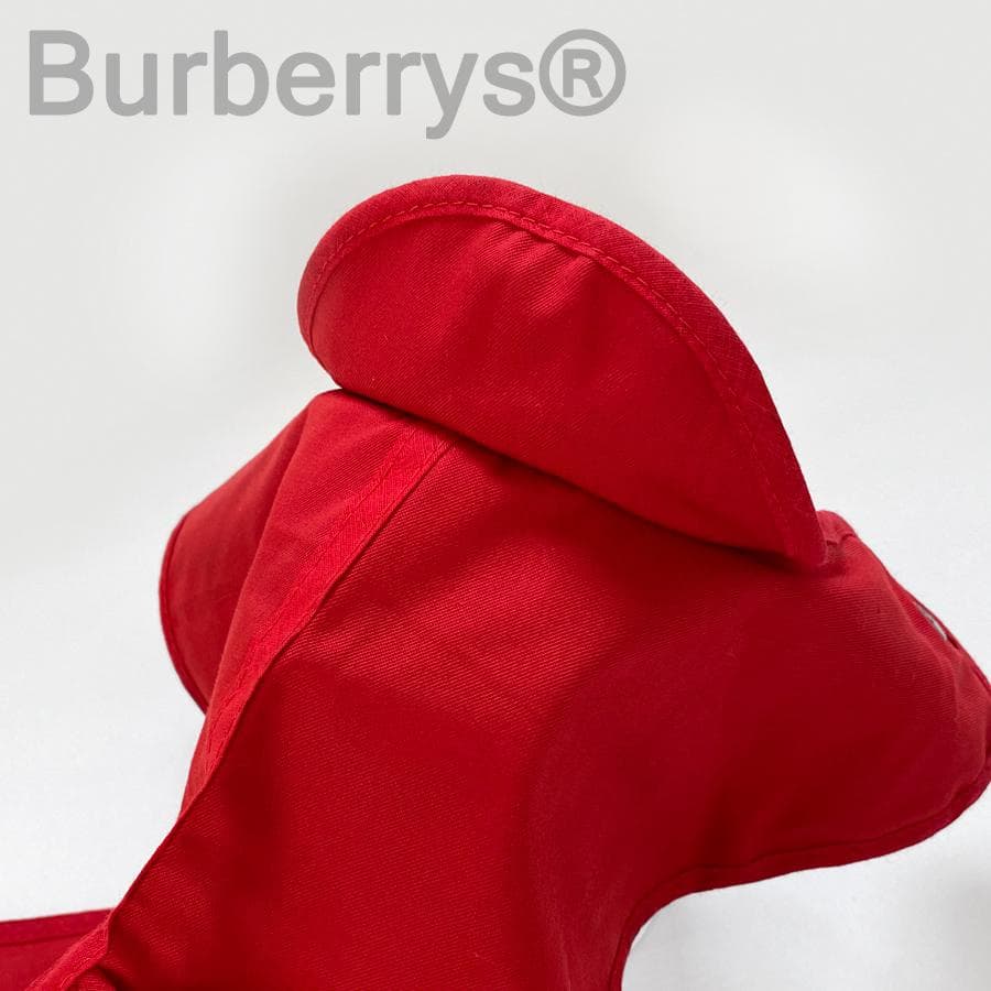 Burberrys バーバリーコート 犬服 赤 12\"/30cm