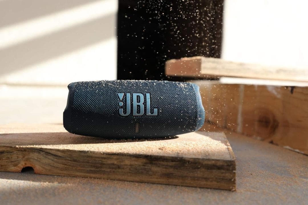JBL CHARGE5 Bluetoothスピーカー 2ウェイ USBC 青 ②