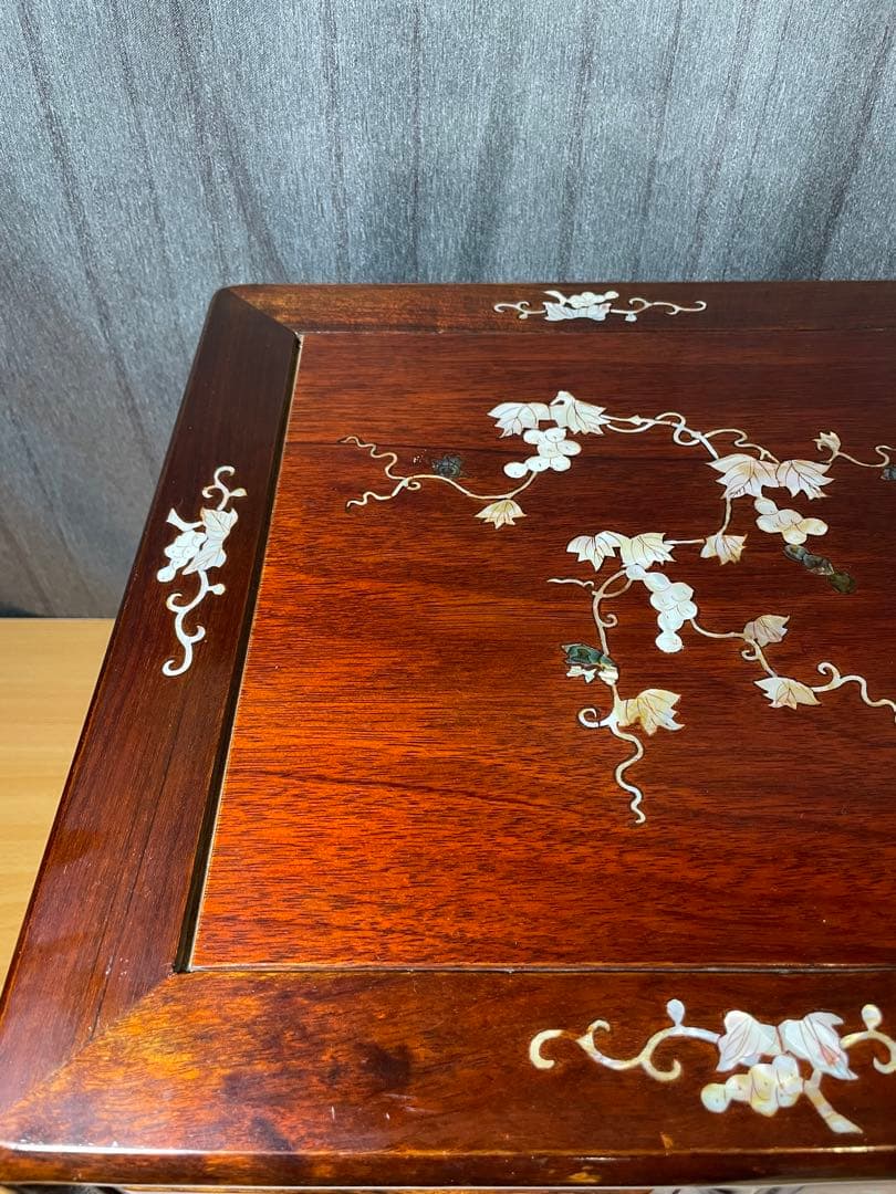 中国美術 螺鈿細工 引き出し　収納