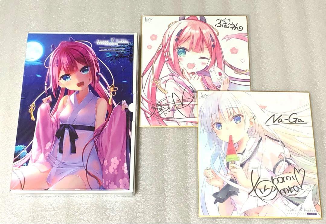 Summer Pockets　ソフマップ LIMITED EDITION&色紙