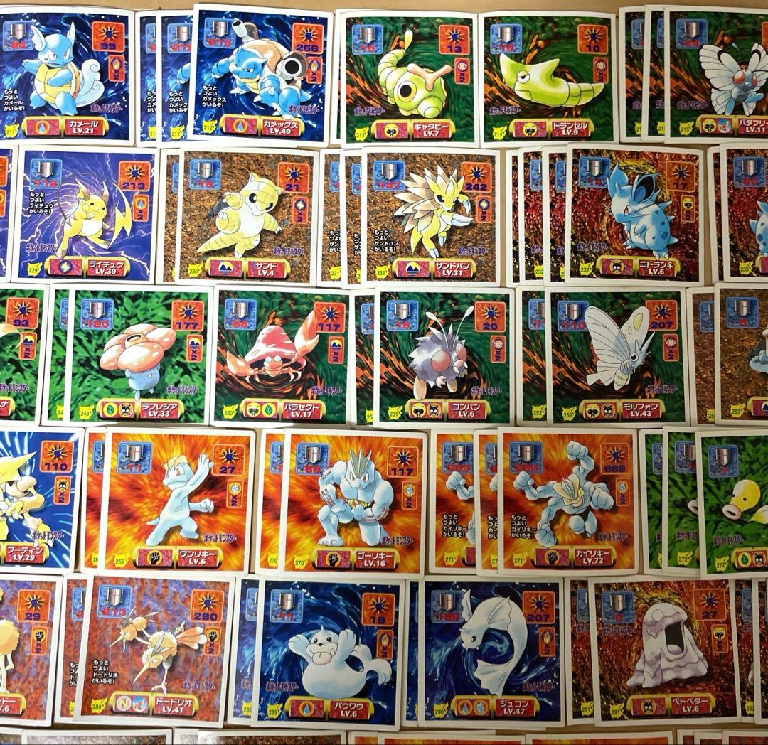 ポケモンシール烈伝改345枚 まとめ売り 専用シールケース付き