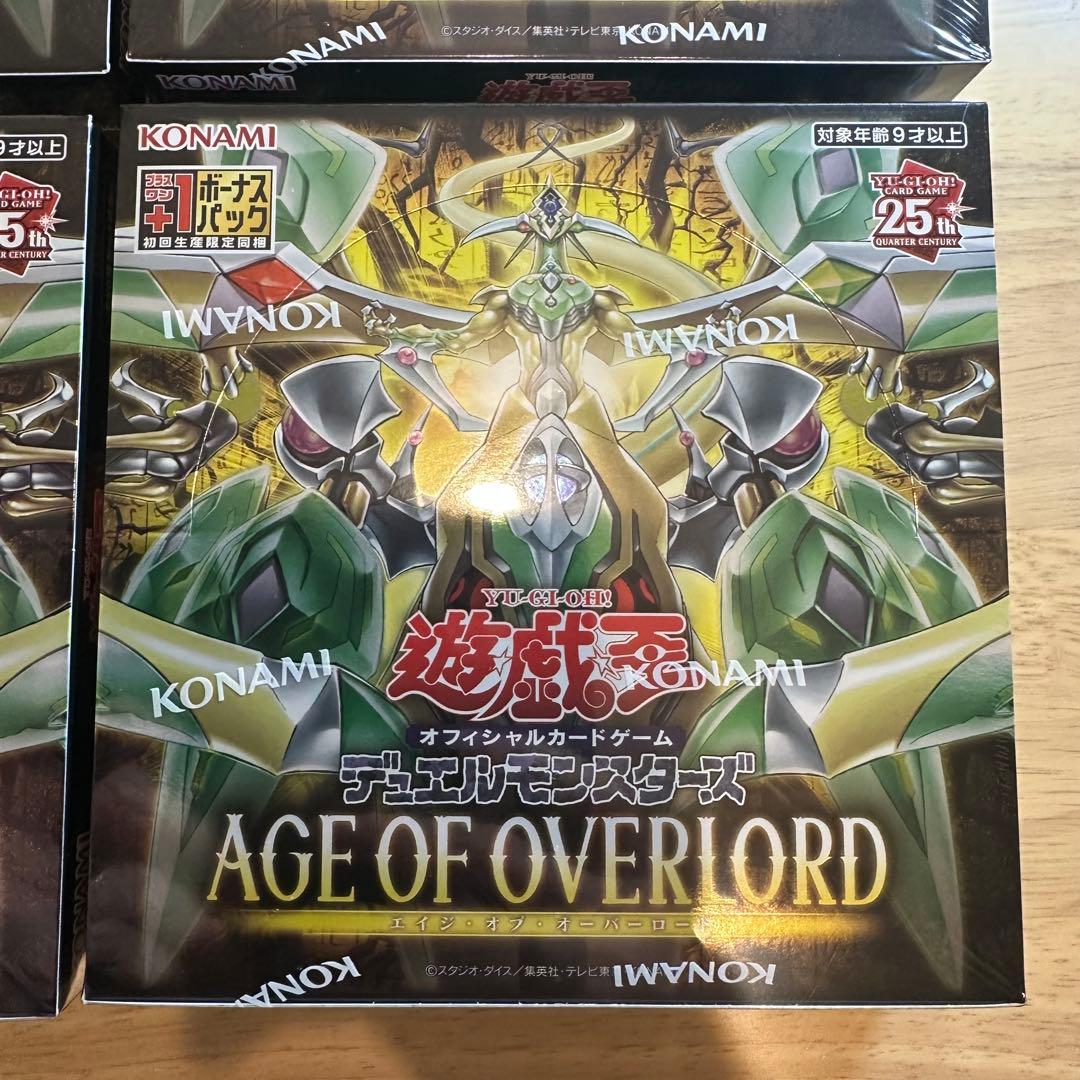 AGE OF OVERLORD 未開封　シュリンク付き　4BOX