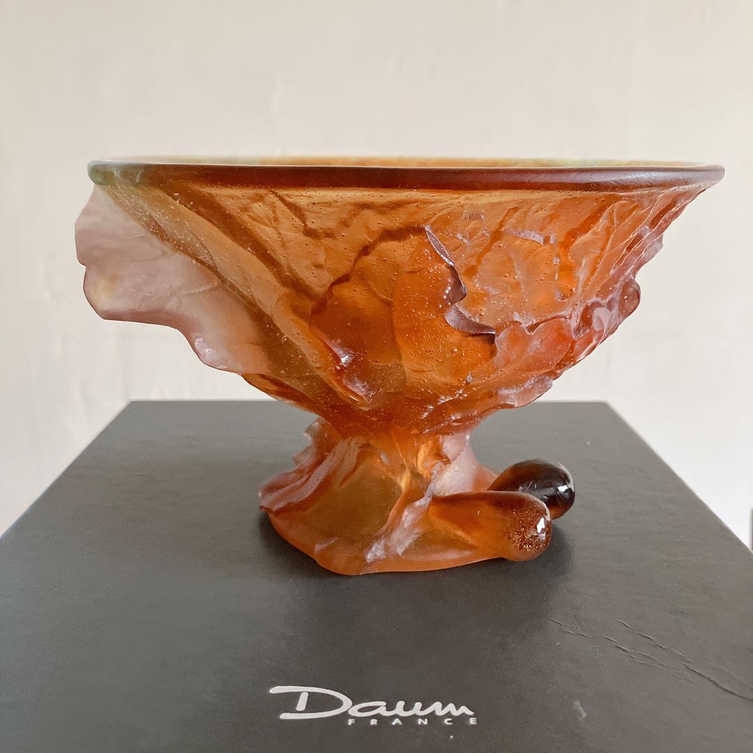 Daum FRANCE イチジク　トカゲ　足つき　ボウル　カップ　アールヌーボー