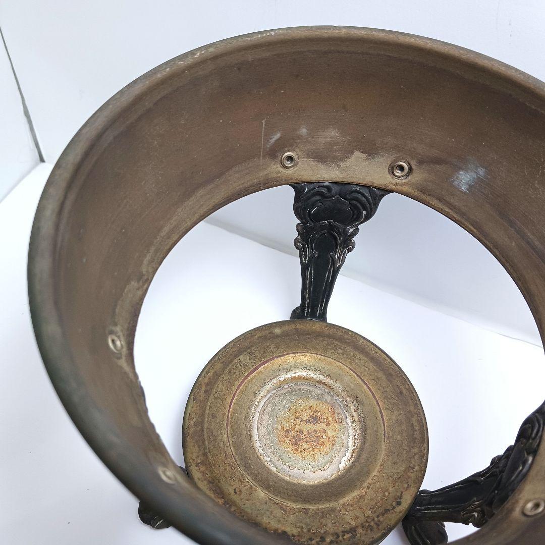 Y3122-85 時代物 フードウォーマー ウォーマーボウル 真鍮製