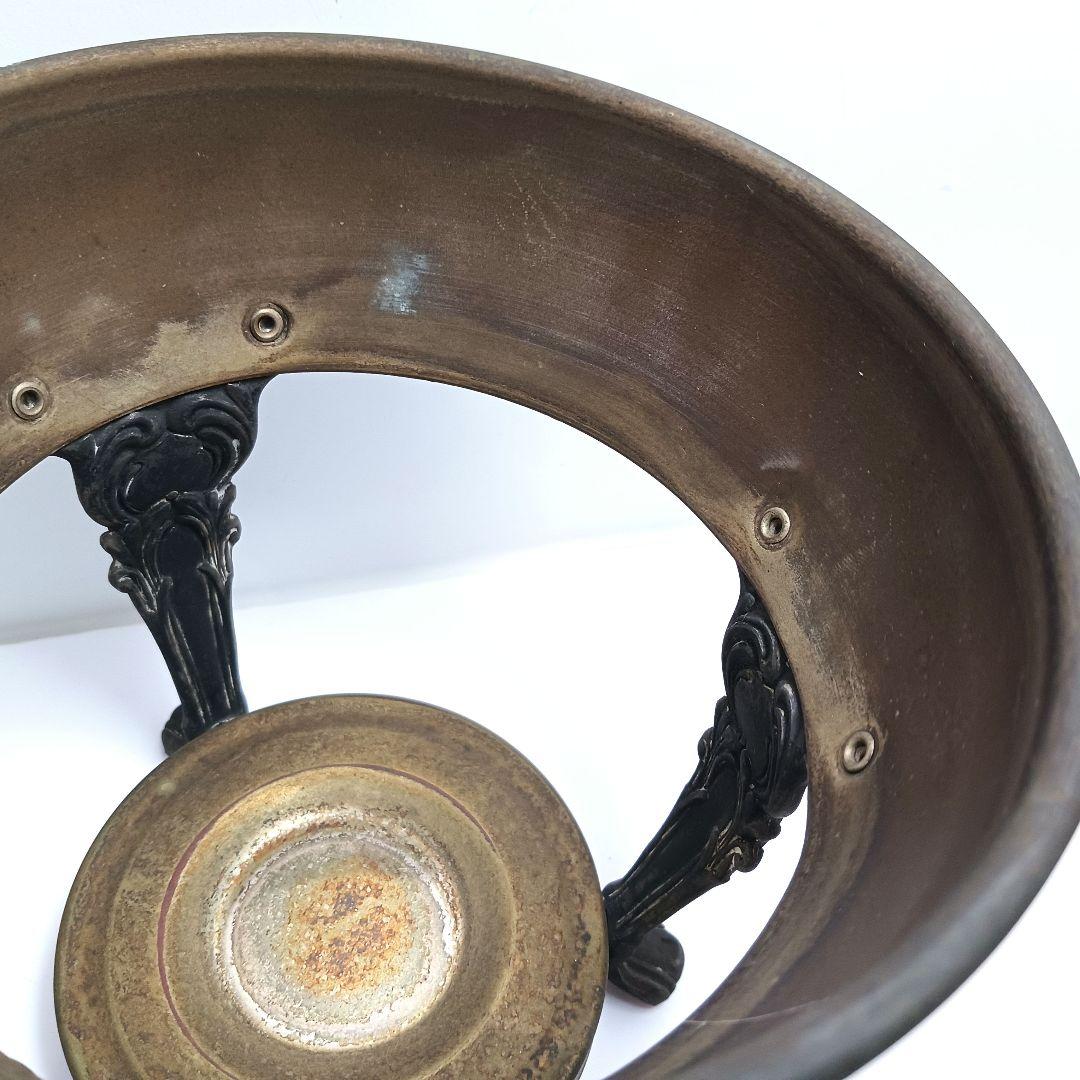 Y3122-85 時代物 フードウォーマー ウォーマーボウル 真鍮製