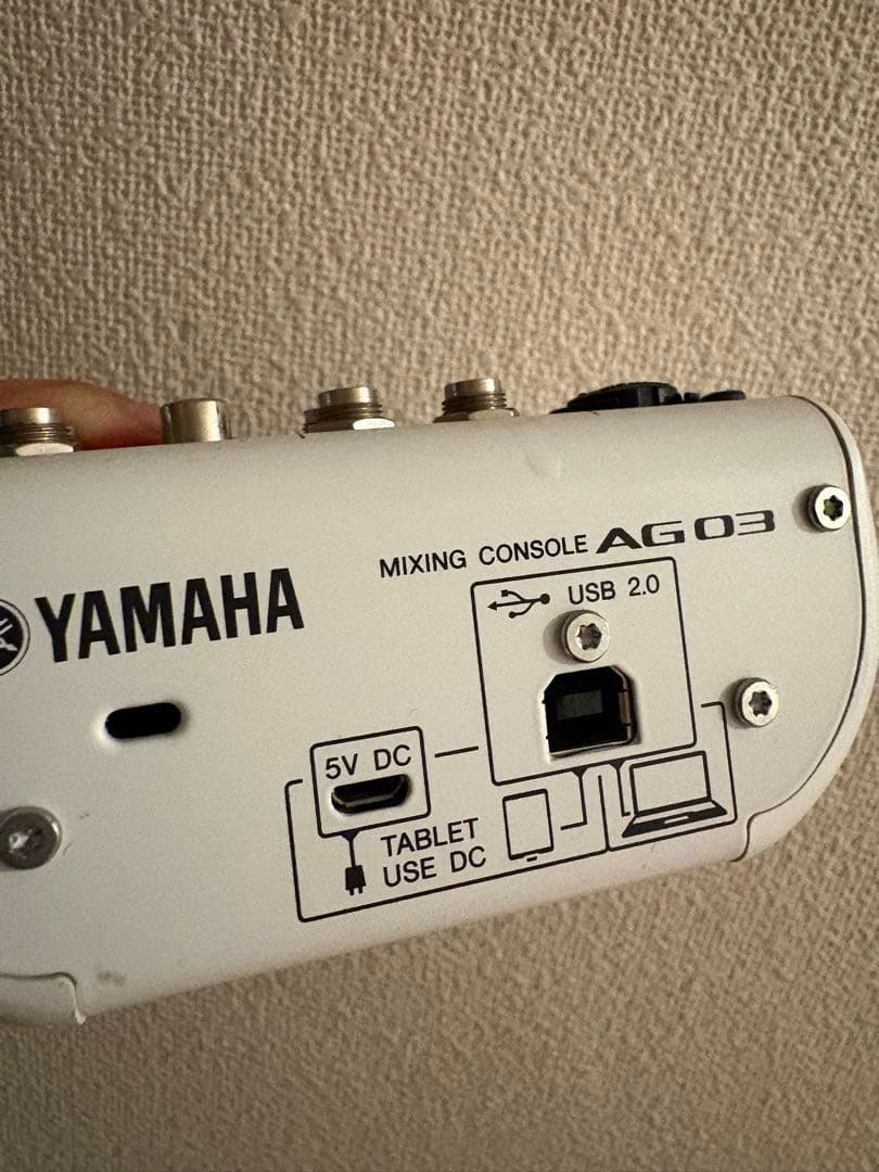 YAMAHA AG03 ミキサー　オーディオ　iPhone PC ライバー　本体