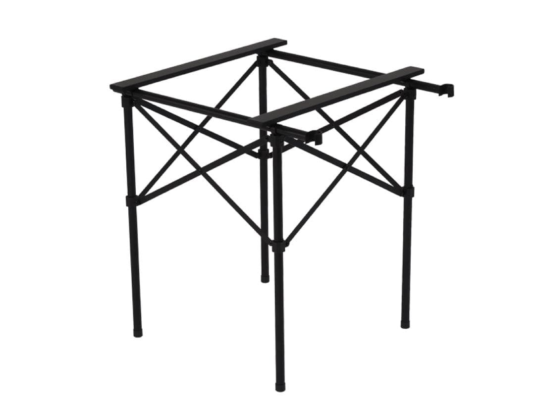 DoD キッチンテーブル クッキングキング ブラック　収納バッグ付き