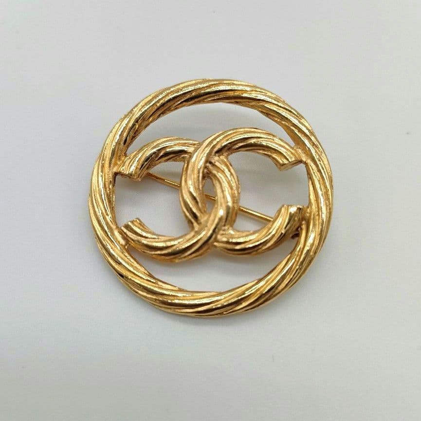 シャネル 1269 ココマーク ブローチ GP ユニセックス