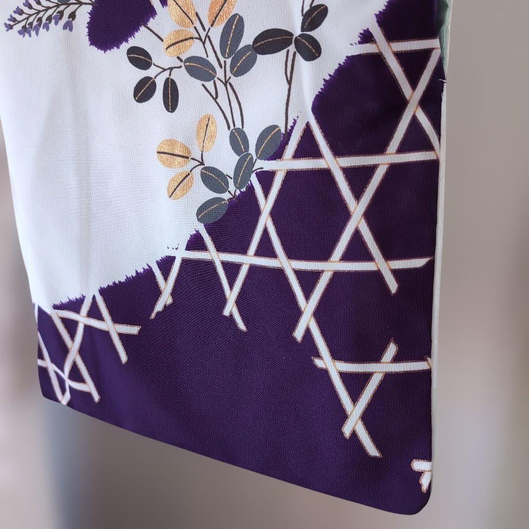 舞踊　着物　裾引き　白