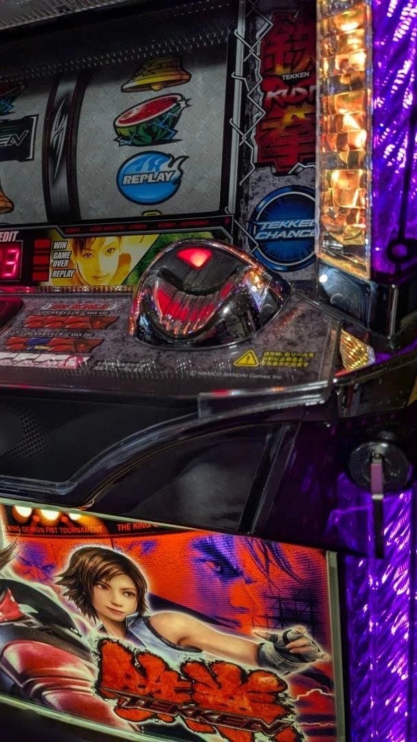 地域限定/送料無料【パチスロ実機】鉄拳2nd　不要機付き