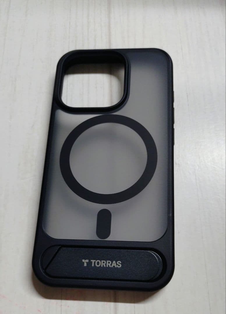 TORRAS iPhone 15 Pro 用 ケース マグネットブラック