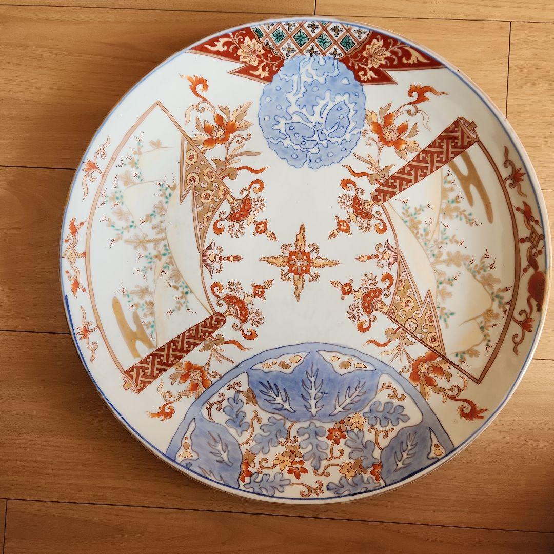 古伊万里金蘭手大皿