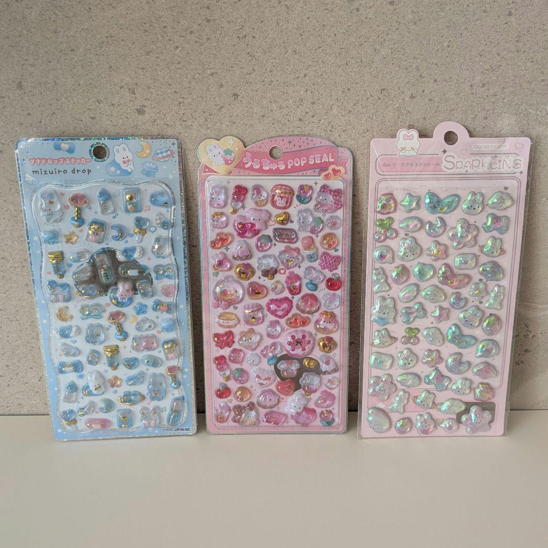 【さらにお値下げ】追加♡ボンボンドロップシール♡まとめ売り　25枚+シール帳