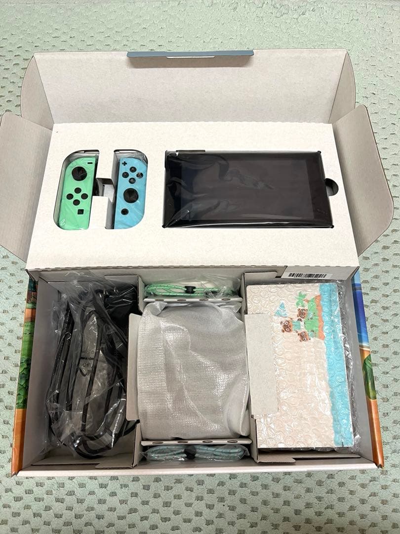 任天堂Switch あつ森デザイン本体 あつまれどうぶつの森 付属品完備