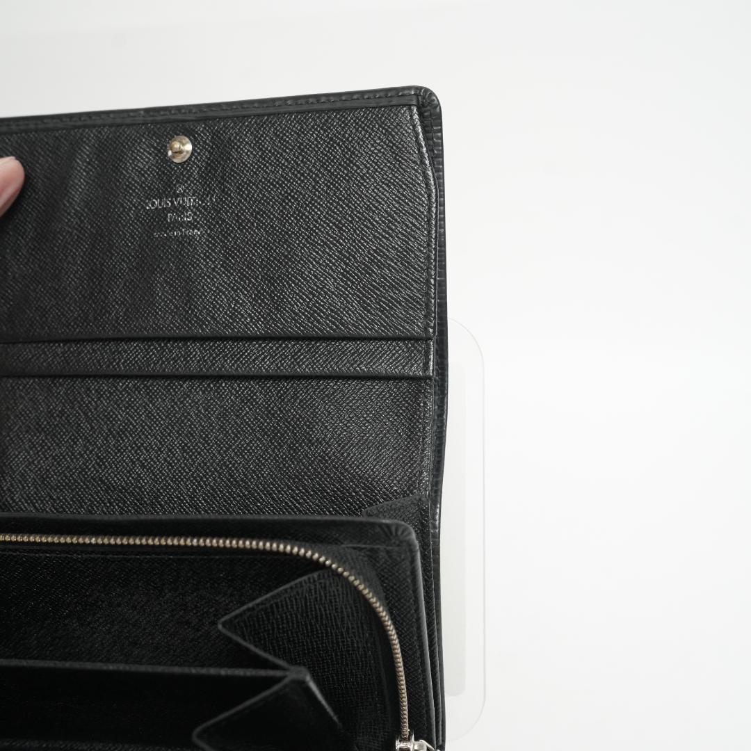 【美品】ルイヴィトン エピ ノワール コンパクト財布 フラップ