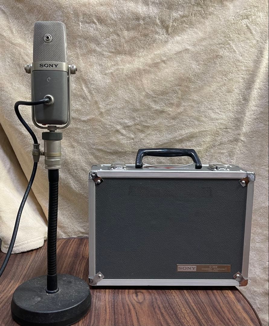 SONY C-38B 名機 コンデンサーマイク 漫才 落語 放送局仕様 動作品