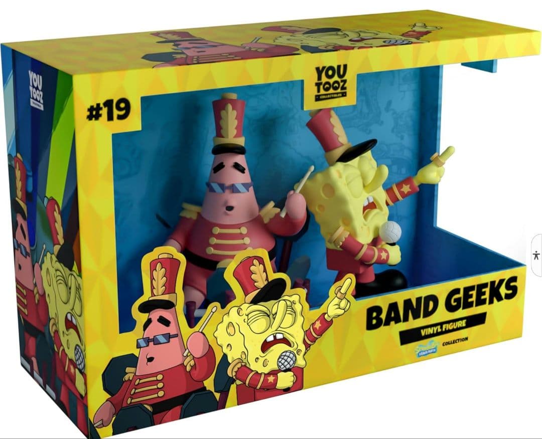 Youtooz スポンジボブ スクエアパンツ:バンドオタクフィギュア
