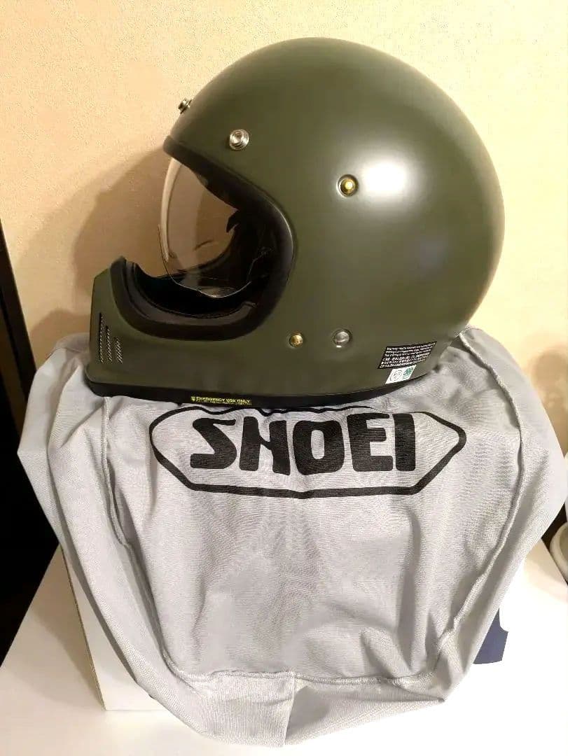 【極美品】SHOEI　EX-ZERO　カーキ　使用回数極小です！