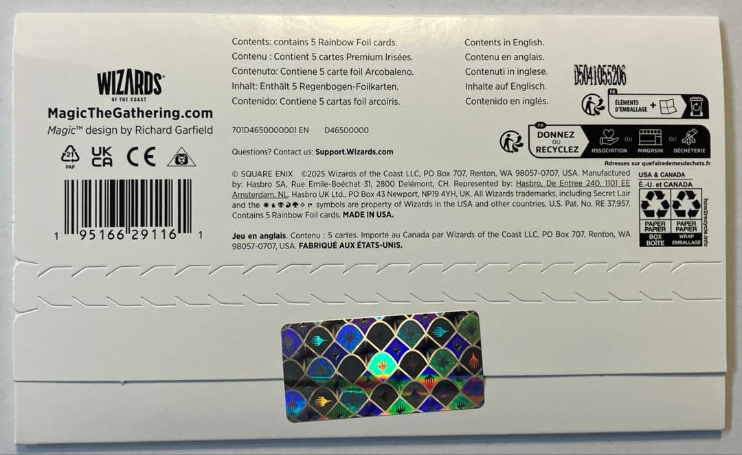 Final Fantasy: Grimoire foil 未開封 英語 その1