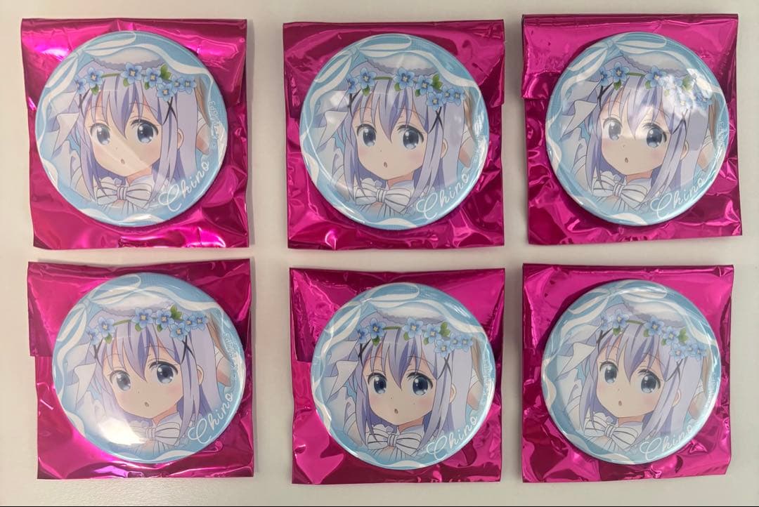 ご注文はうさぎですか？10th talkparty 2025 チノ 缶バッジ6点