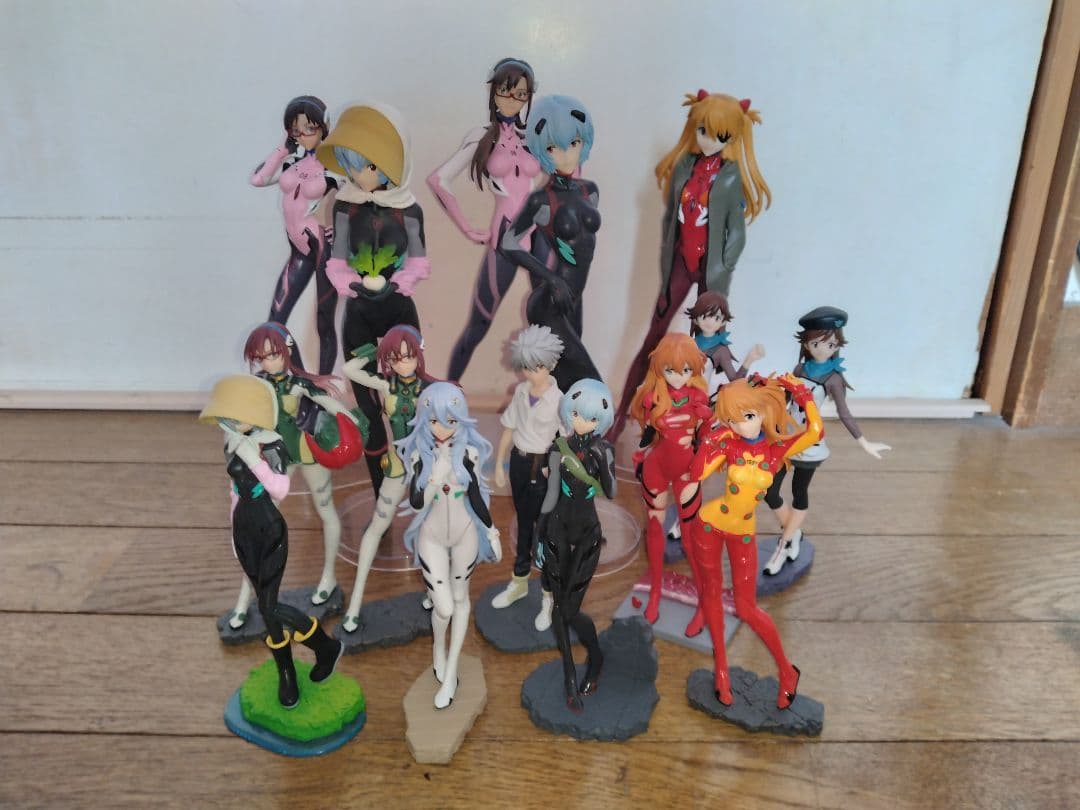 エヴァンゲリオン 綾波レイ・アスカ・マリ・渚カヲルフィギュアまとめ売り