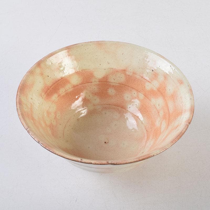 茶道具　京焼　音羽山房　番浦史郎作　窯変　茶碗　共箱　M　R9284